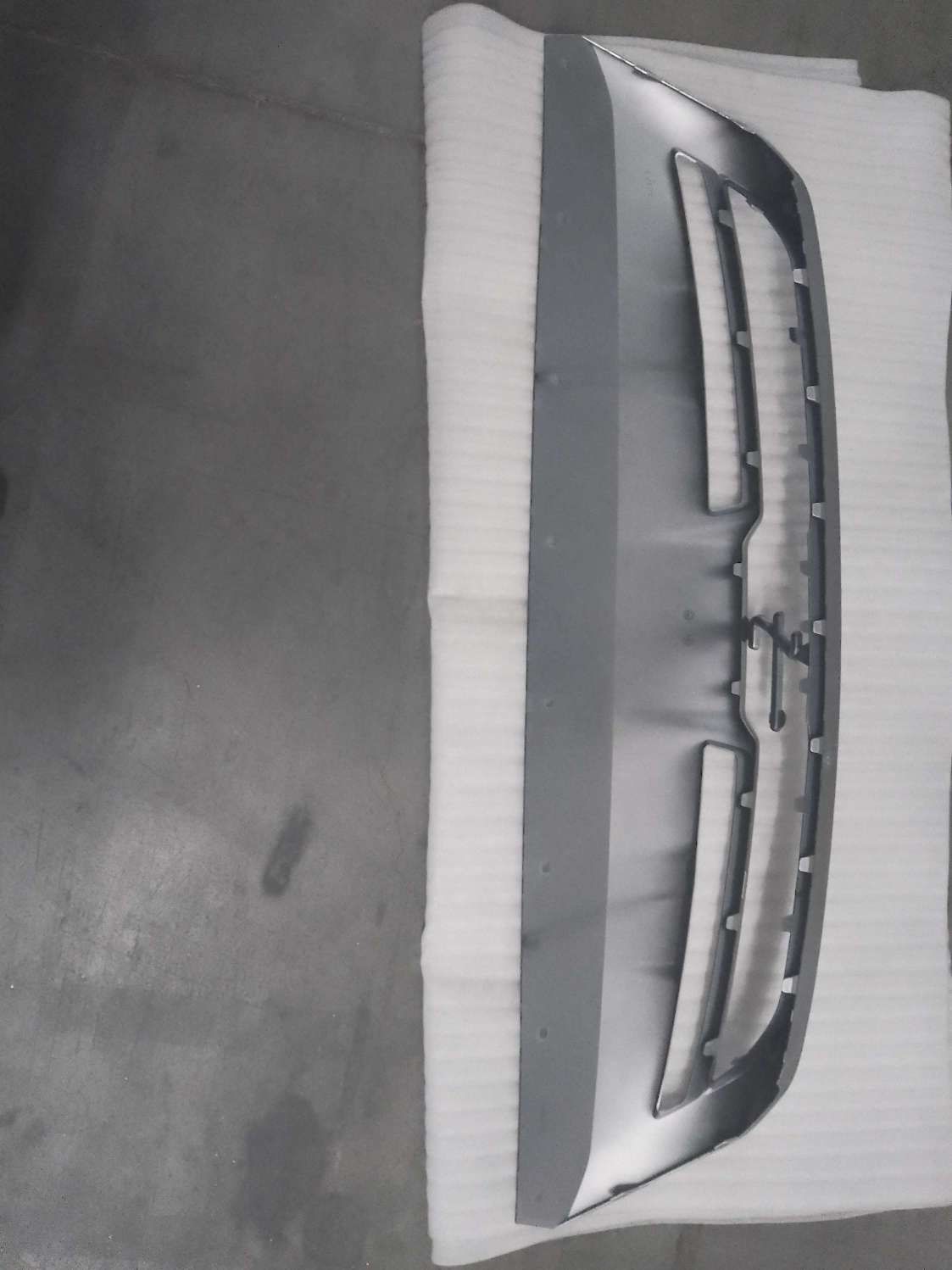 Front Bumper Lower Shield - Matte Silver White