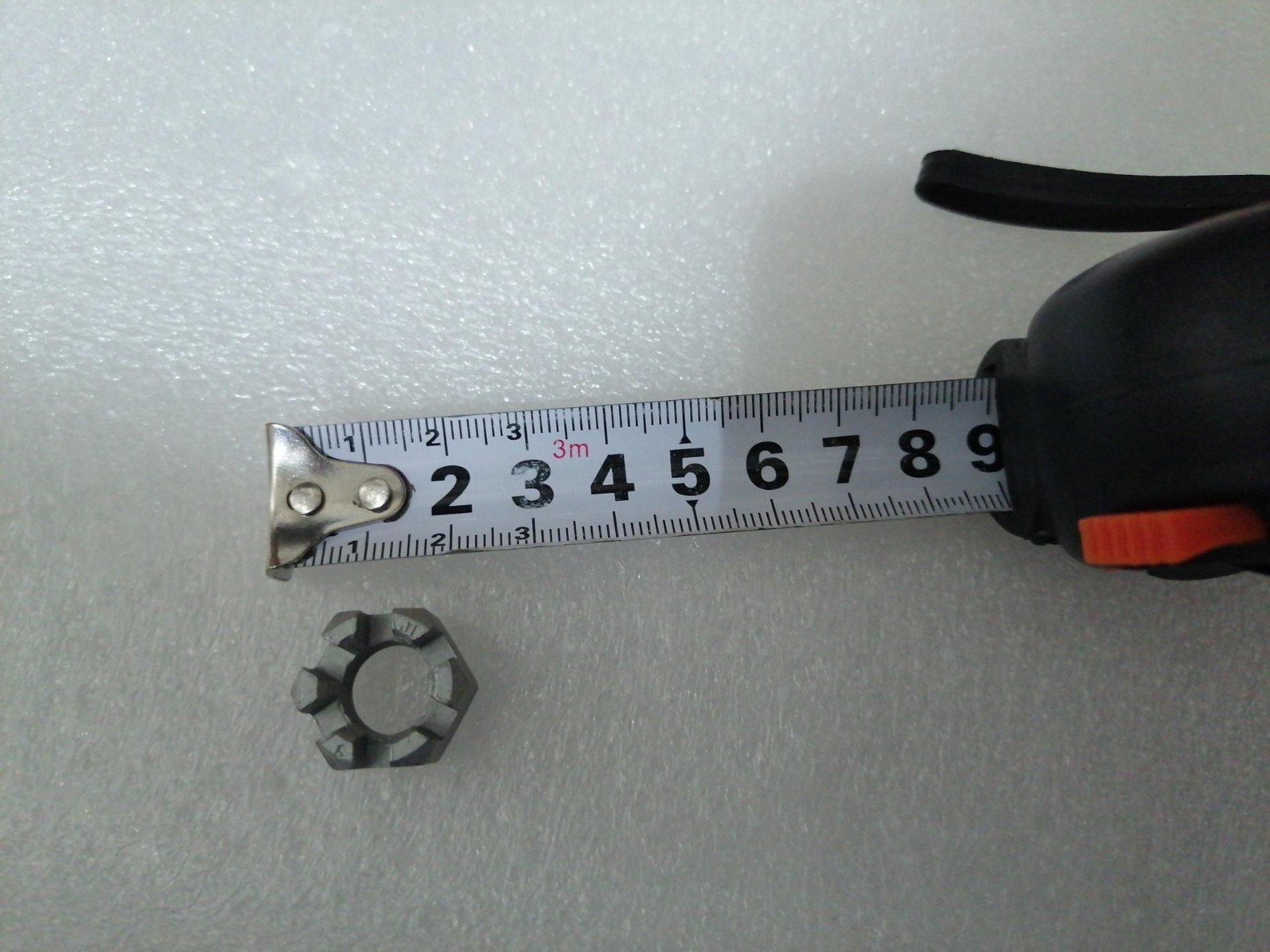 Hex Slotted Thin Nut